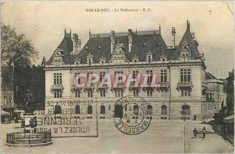 Bar-le-Duc - A Prefeitura - E.C. - Frente