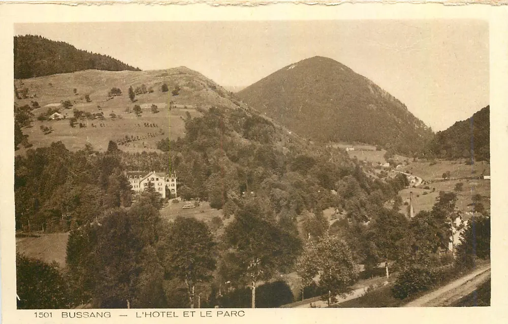 Bussang — The Hotel and the Park — Brun & Cie Edition - Front