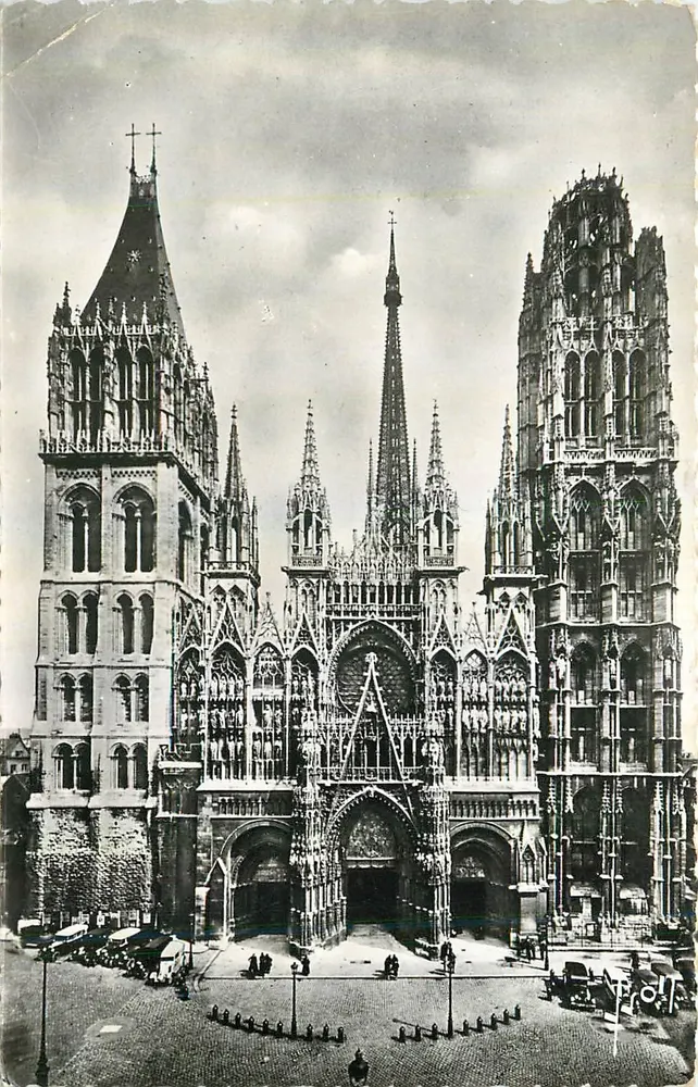 Rouen (Seine-Maritime) — La Cathédrale Notre-Dame — Éditions d'Art Mirtell - Recto