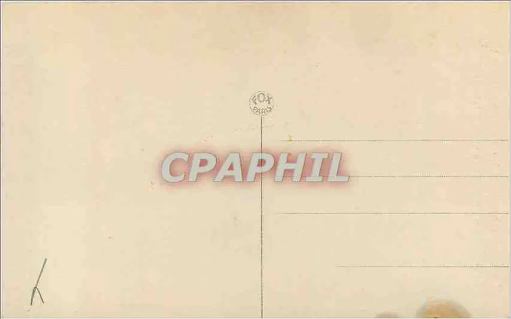 Casal apaixonado em um campo — texto poético — Fox & Cie, n° 4063 - Verso
