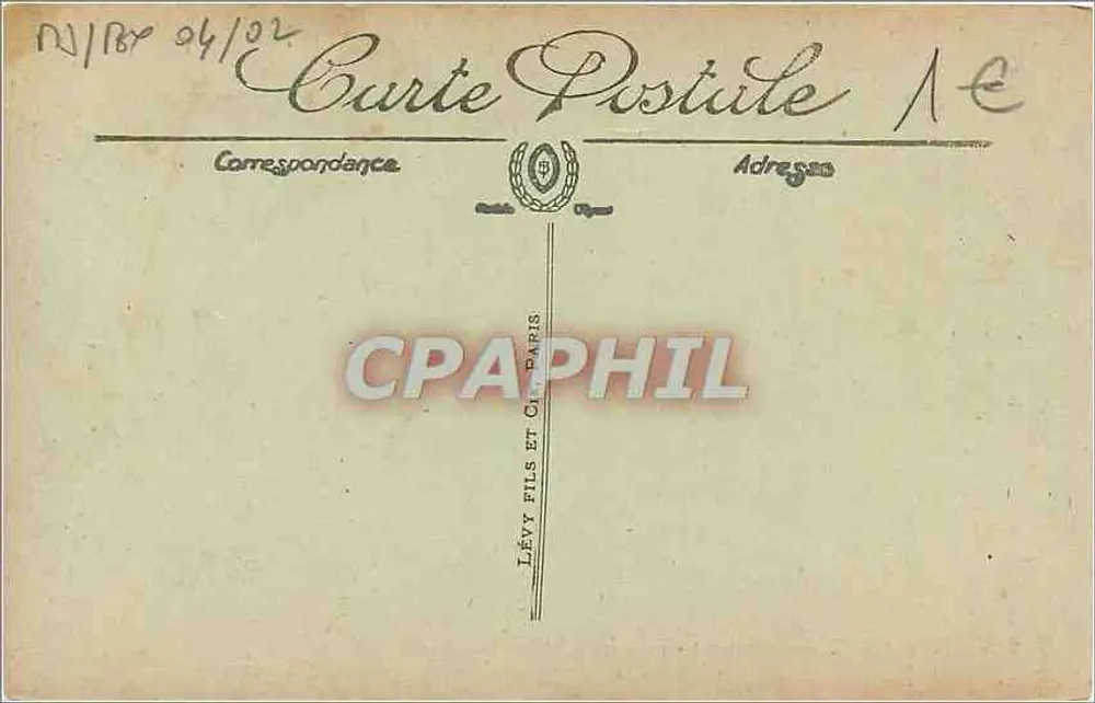 Bordeaux — Monument des Girondins et les Quinconces — Lévy Fils - Verso