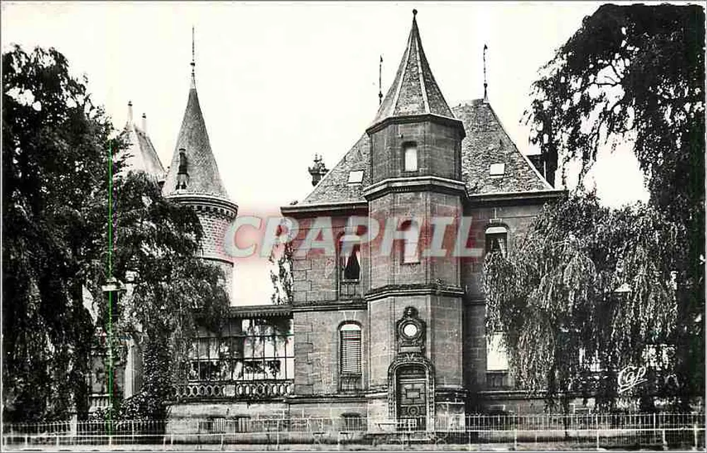 सेडान — बेले-व्यू के किला — जहां सेडान के आत्मसमर्पण की संधि हुई — रियल-फोटो, पेरिस - आगे