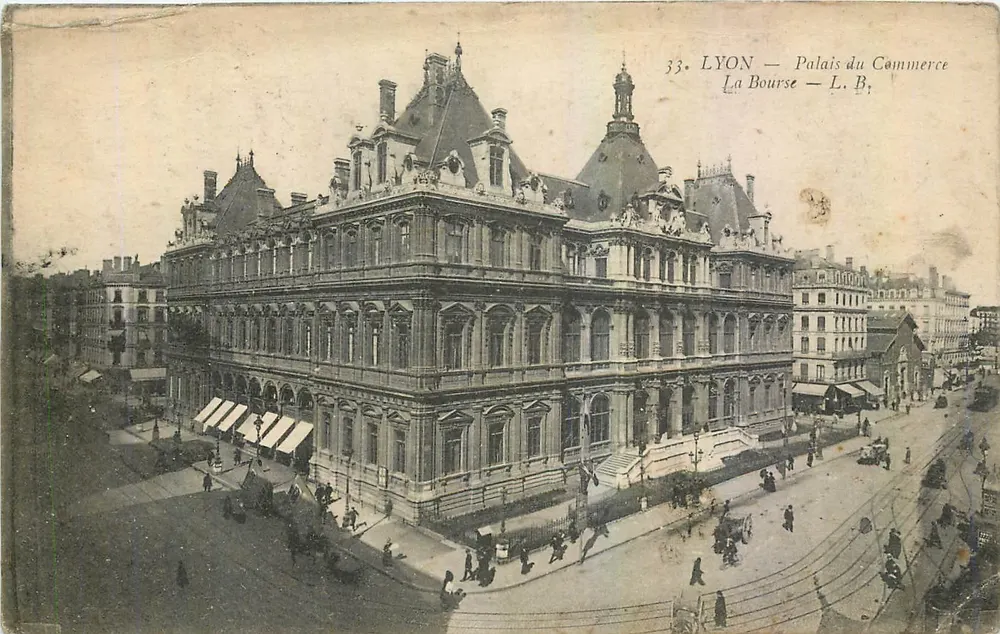 LYON — Palácio do Comércio — A Bolsa — L. B. - Frente