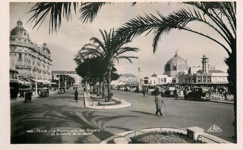 Nice - Die Promenade des Anglais und das Palais de la Jetée — Verlag C.A.P. Nr. 425 - Vorderseite