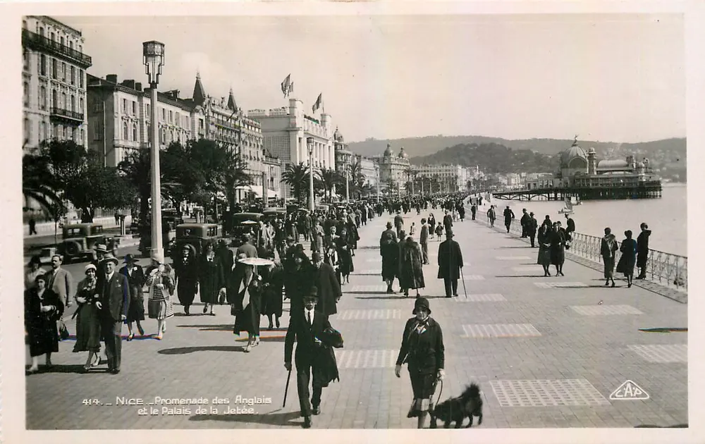 Nice — Promenade des Anglais et le Palais de la Jetée — C.A.P. n°414 - Recto