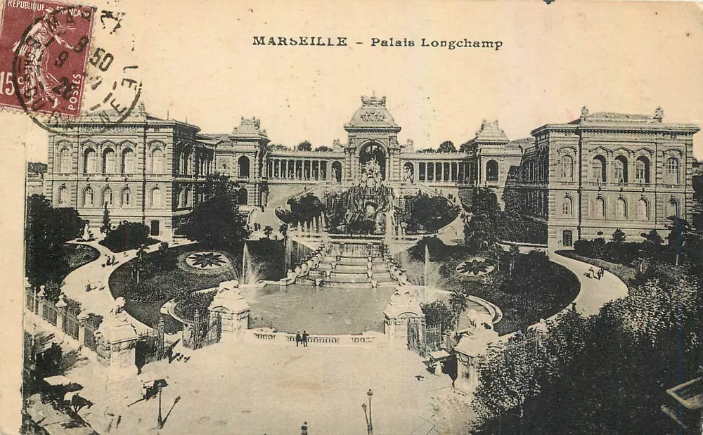 Marseille — Palais Longchamp — Editor não identificado, número de série não visível - Frente