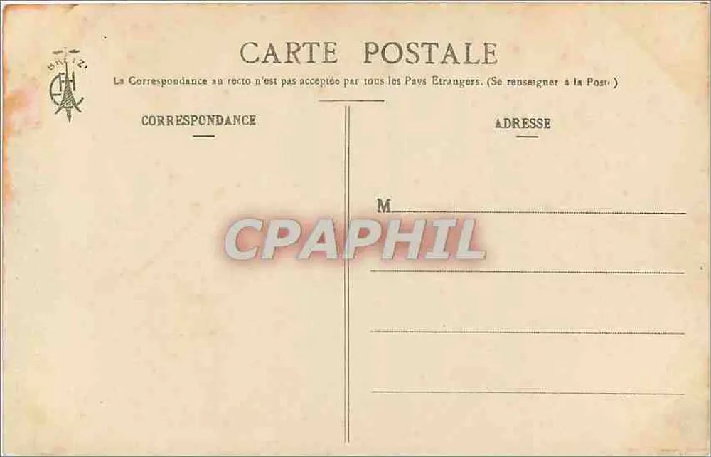 L'Espinaÿ, près Vitré — La Porte de la Tourelle — Collection E. H. — n° 829 - Verso