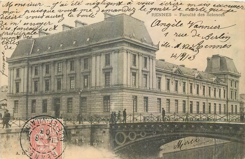 Rennes — Faculdade de Ciências — Angèle Vannier - Frente