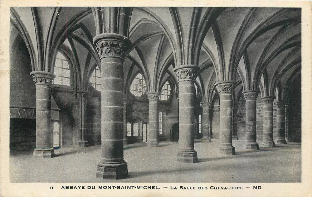 Abtei Mont-Saint-Michel — Die Rittersaal — ND - Vorderseite