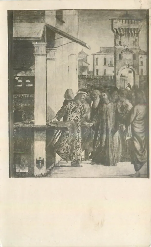 Vénétie - S. Giorgio degli Schiavoni — V. Carpaccio : Jésus appelle saint Matthieu à l'apostolat - Recto