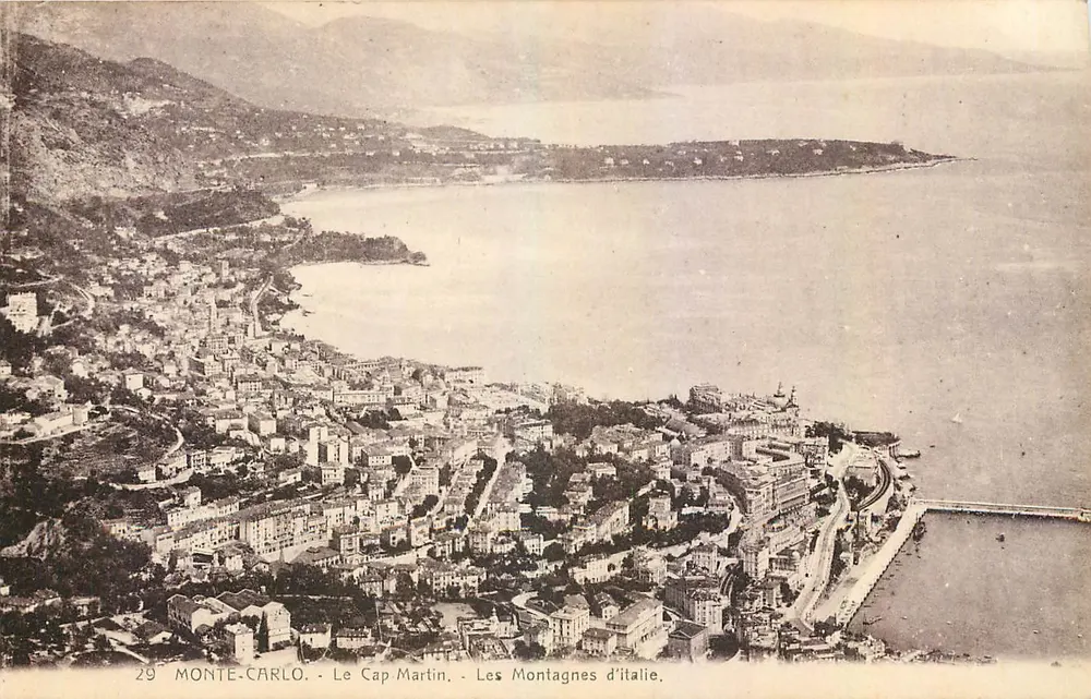 Monte-Carlo - Der Cap Martin - Die italienischen Berge — n°29 - Vorderseite