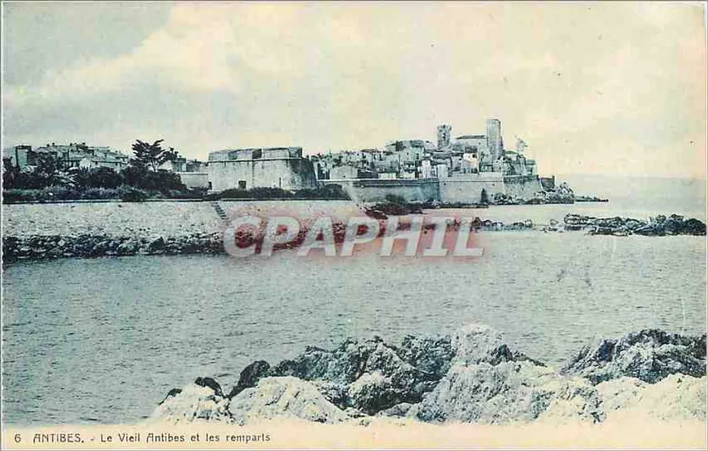 Antibes - Altantibes und die Mauern — n°6 - Vorderseite