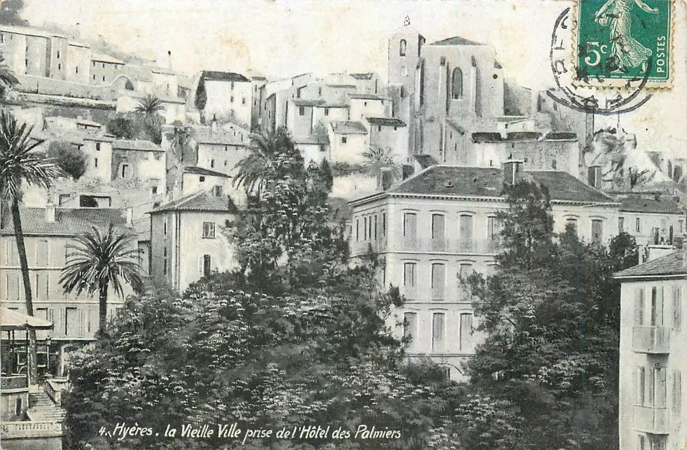 Hyères - die Altstadt vom Hôtel des Palmiers — Verleger nicht sichtbar, Seriennummer 4 - Vorderseite