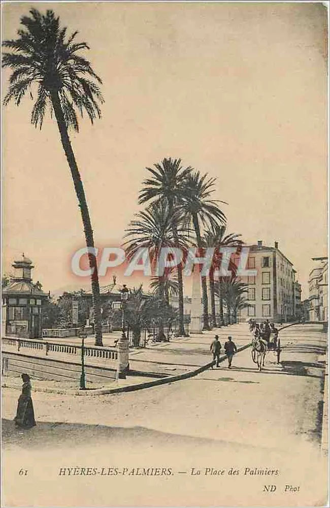 Hyères-les-Palmiers — Place des Palmiers — ND Phot - Vorderseite