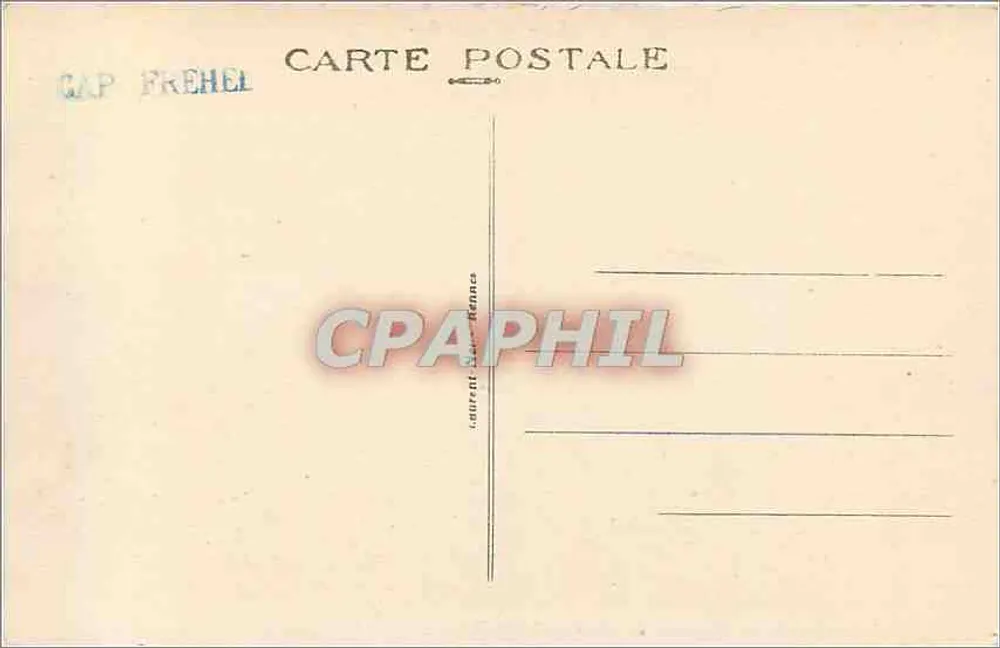 Cap Fréhel — Molo — Les Houilles — Wybrzeże Emeraude — Wydawca Laurent Saint-René, n° 3060 - Rewers