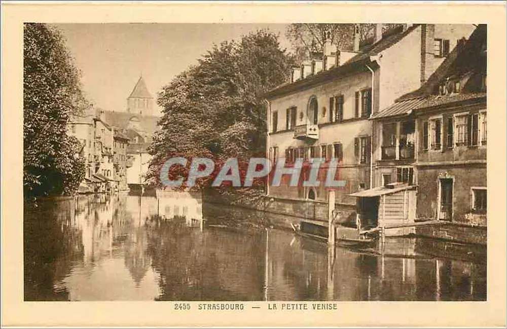 Strasbourg — A Pequena Veneza — Cartes à la Cigogne - Frente