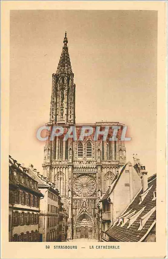Estrasburgo — A Catedral — n°50 - Frente