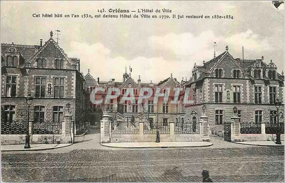 Orléans — O Hotel de Ville — editor L. Lenormand, n° 143 - Frente