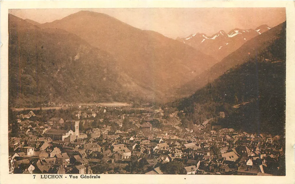 Luchon - Vista Geral — série 7 — editor Léon Cattaneur - Frente
