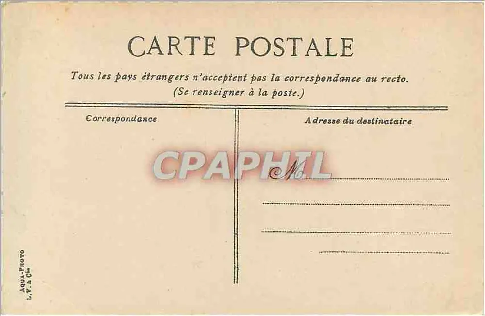 Avignon — A estação — L.V. & Cie - Verso