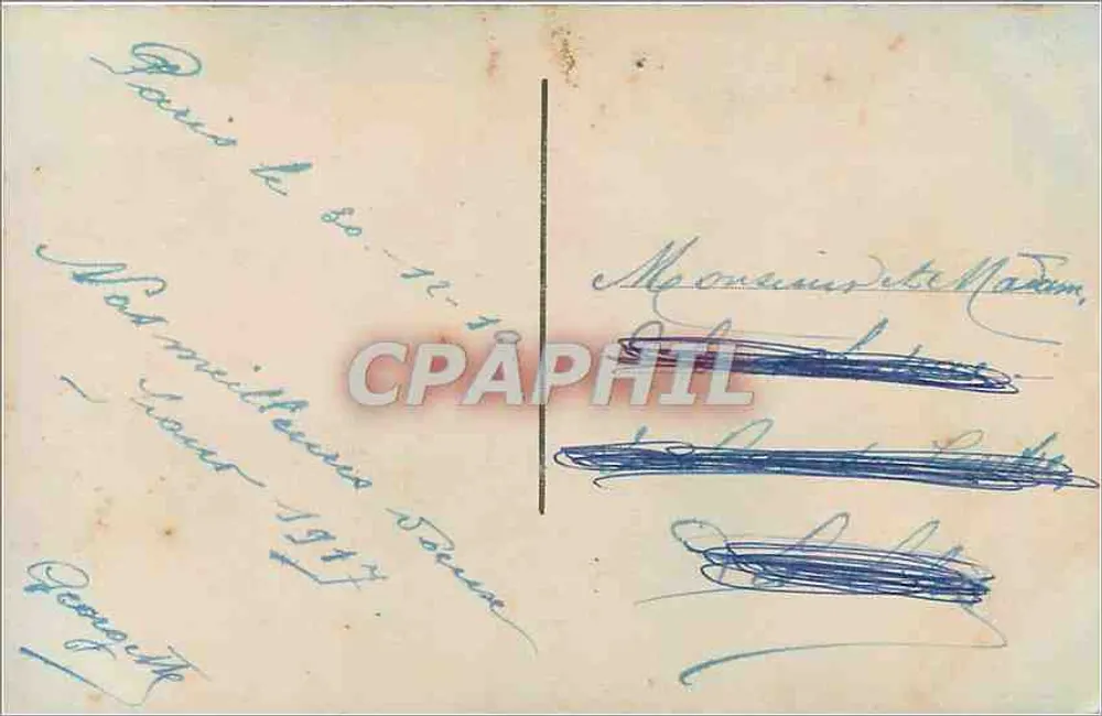 Jeune femme tenant un harnais décoré de roses — Porte-Bonheur — éditeur inconnu, n° de série non visible - Verso