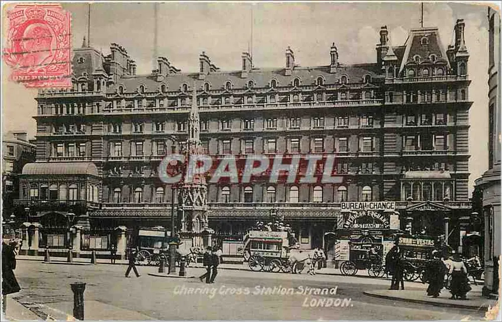 Estação de Charing Cross, Strand — Londres — editor desconhecido, número de série não visível - Frente