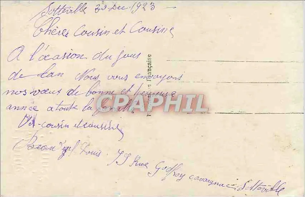 गुलाब — अच्छा वर्ष — RP 1907 - पीछे