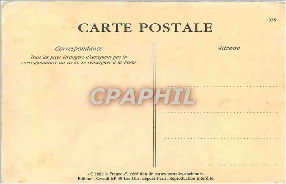 LYCÉE DE JEUNES FILLES — 1ère Classe enfantine — Bibliophile Cie. - Verso