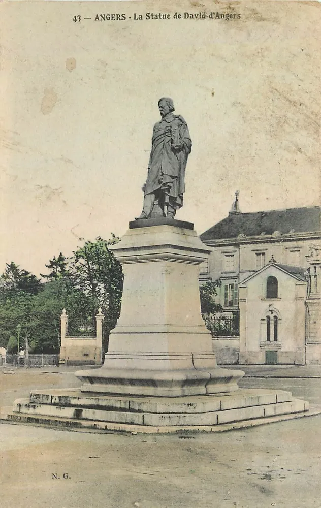 Angers - A Estátua de David d'Angers — N.G. n°43 - Frente