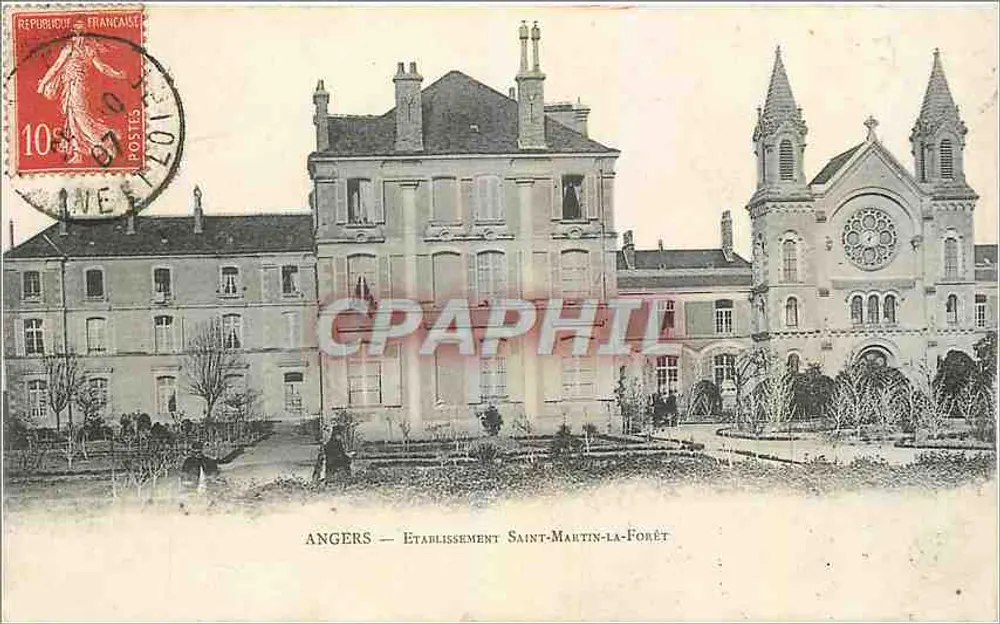 Angers — Estabelecimento Saint-Martin-la-Forêt — Editor não visível - Frente