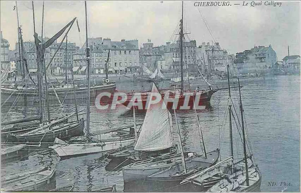 Cherbourg — Le Quai Caligny — ND. Phot. - Front