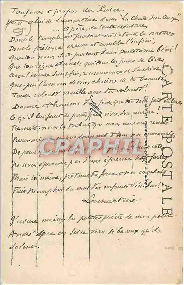 Cherbourg - Capela de Sᵗ-Clément — A.V. Cherbourg, No127 - Verso