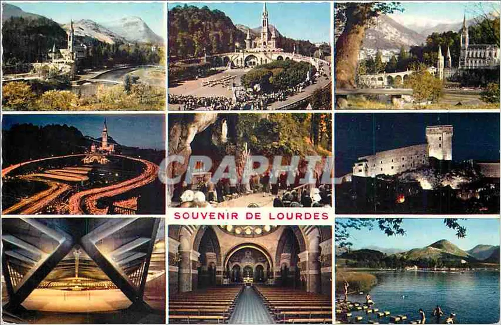 Lourdes — Souvenir de Lourdes — Graphil - Frente
