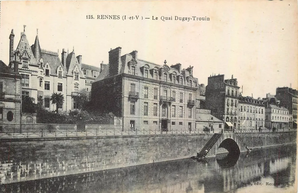 Rennes (Il-et-V) — Le Quai Dugay-Trouin — J. Sorel, Verlag Rennes - Vorderseite