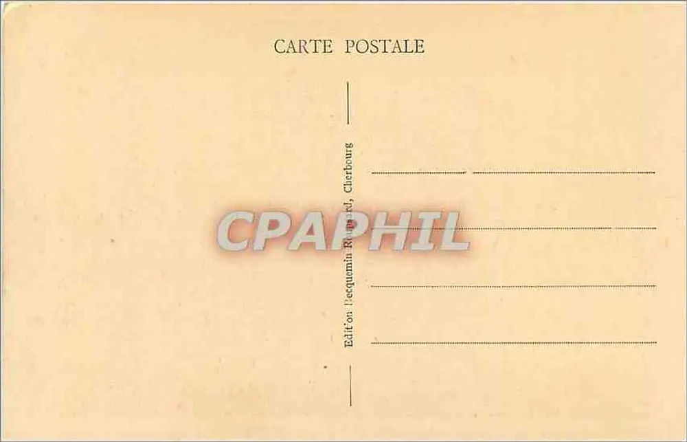 Cherbourg - O Teatro — Editor: Lecquemin, n°75 - Verso