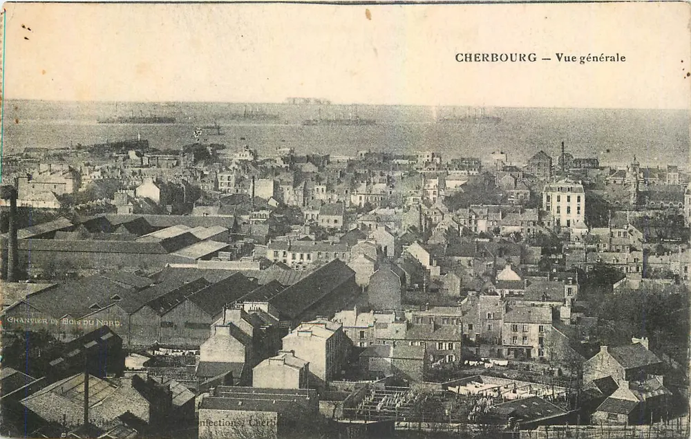 Cherbourg — Vista geral — Estaleiro de Blois du Nars - Frente