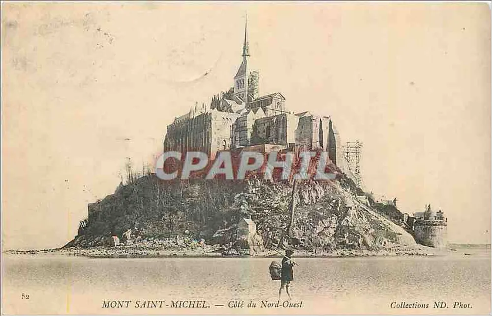 Mont Saint-Michel — Nordwestseite — Collections ND. Phot. - Vorderseite