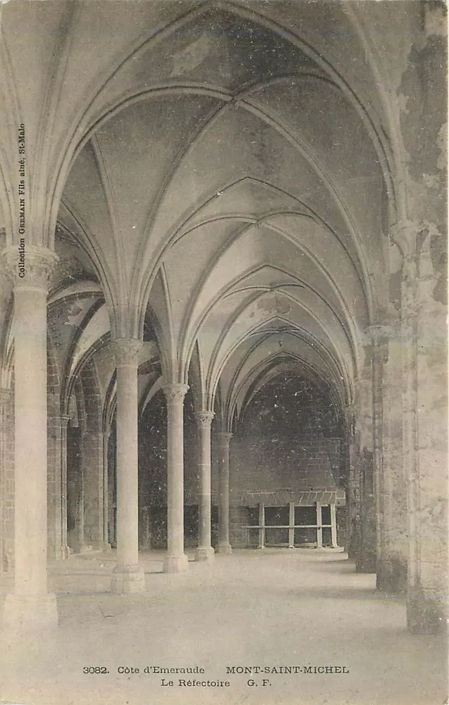 Monte-São-Mihiel — O Refeitório — Coleção Germain Fils aîné, São-Malo, n°3082 - Frente