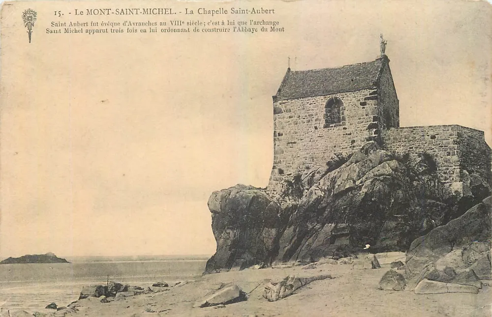 Le Mont-Saint-Michel — La Chapelle Saint-Aubert — n°15 - Recto