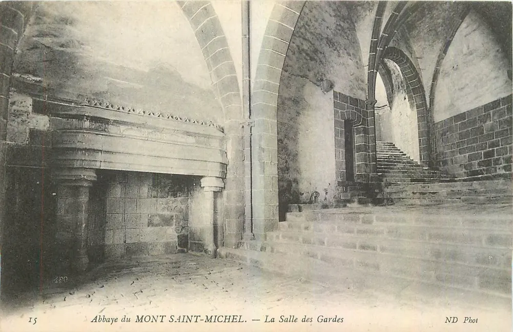 Abtei Mont Saint-Michel — Die Wachstube — ND Phot - Vorderseite