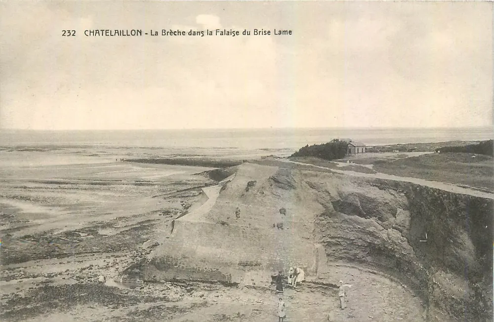 Châtelaillyon - Die Lücke in der Brise Lame Klippe — n° 232 - Vorderseite