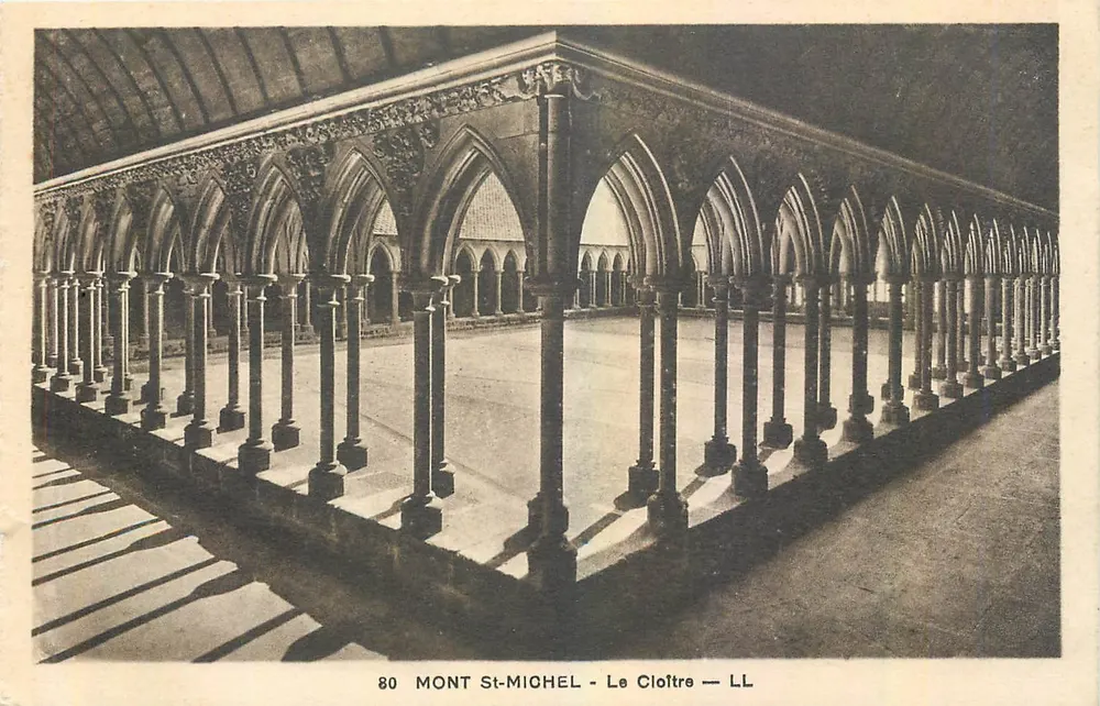 Monte-Santo-Michel — O Claustro — LL - Frente