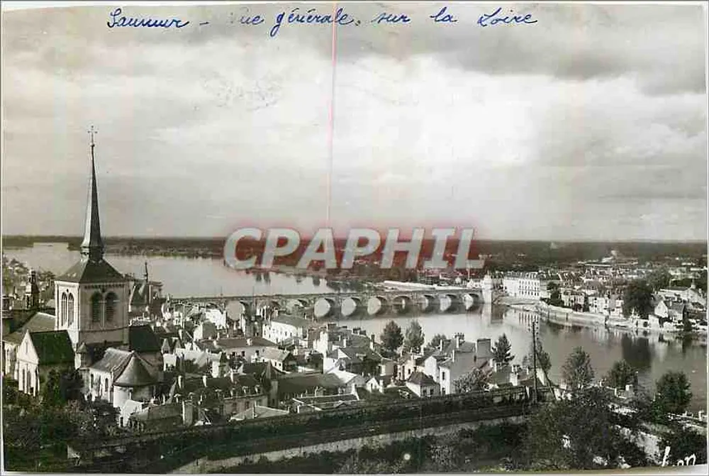 Saulnour - Vista geral sobre a Loire — Les Éditions d'Art 'WOLN', Paris - Frente