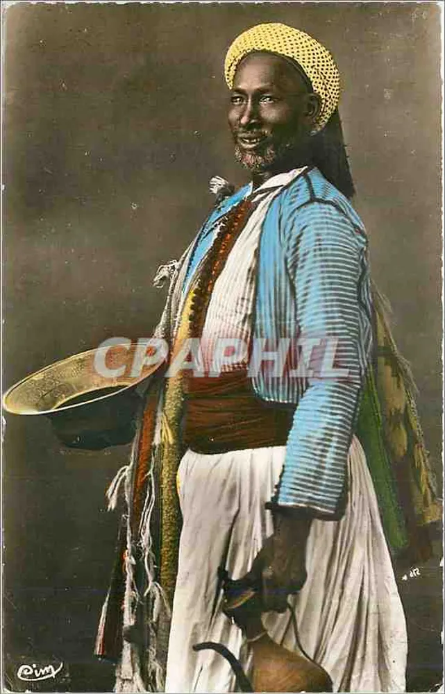 Homem negro — Etíope ou Somalí — Coleção Artística «África» n°576, editada por P. Pivry - Frente