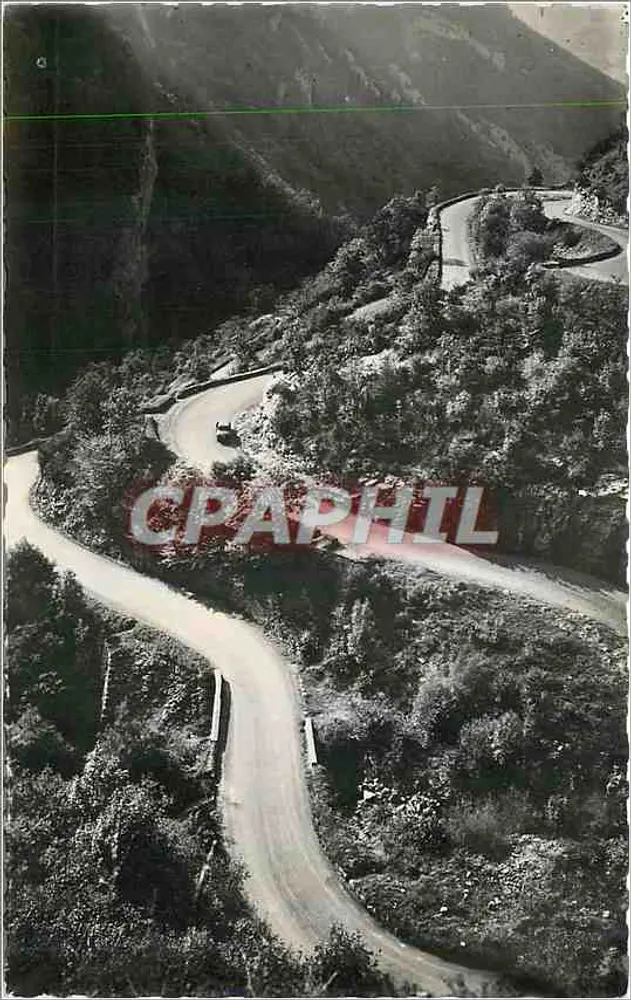 Rodovia de Saint-Claude para La Faucille — Les Locets de Septmoncel — Foto E. Protet, Dole (Jura) - Frente