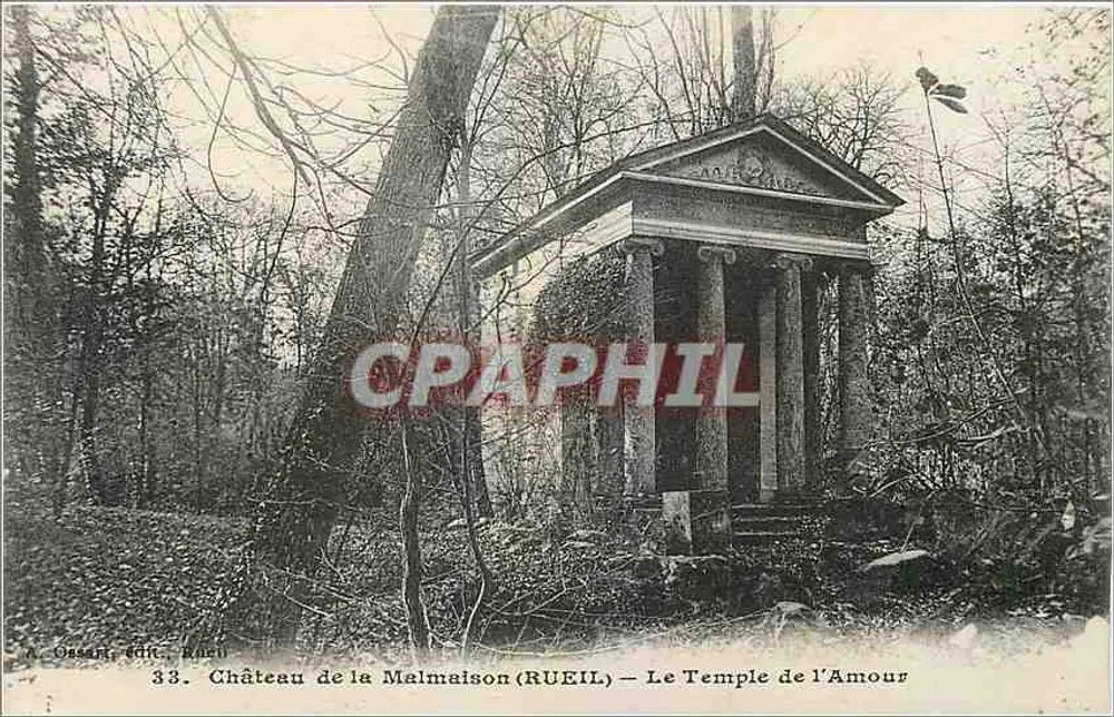 Château de la Malmaison (RUEIL) — Le Temple de l'Amour — M. Ossain, édit. Knaill - Recto