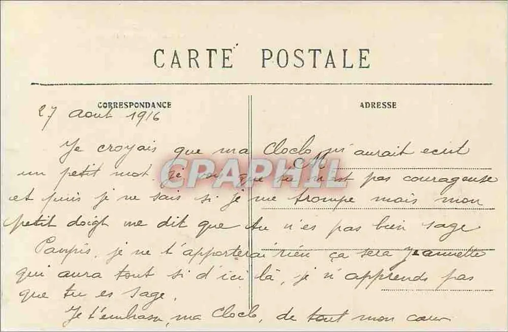 La Punta del Raz — El Infierno de Plogoff — La Chimenea del Diablo — Colección Villard, Quimper - Reverso