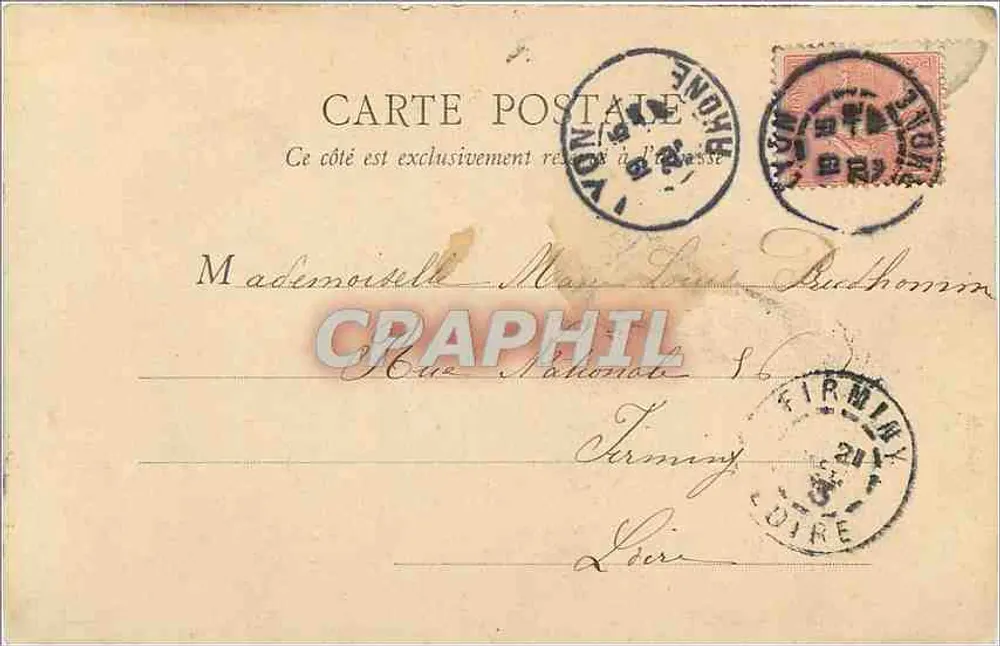 Lyon — Pont Morand — B. F. Paris - Back