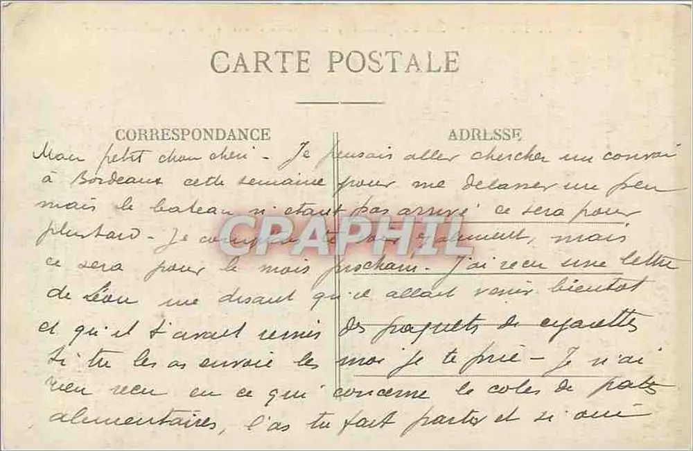लियोन — प्रेफेक्चर, 1885 में लुवियर द्वारा बनाया गया, संख्या 5698 - पीछे