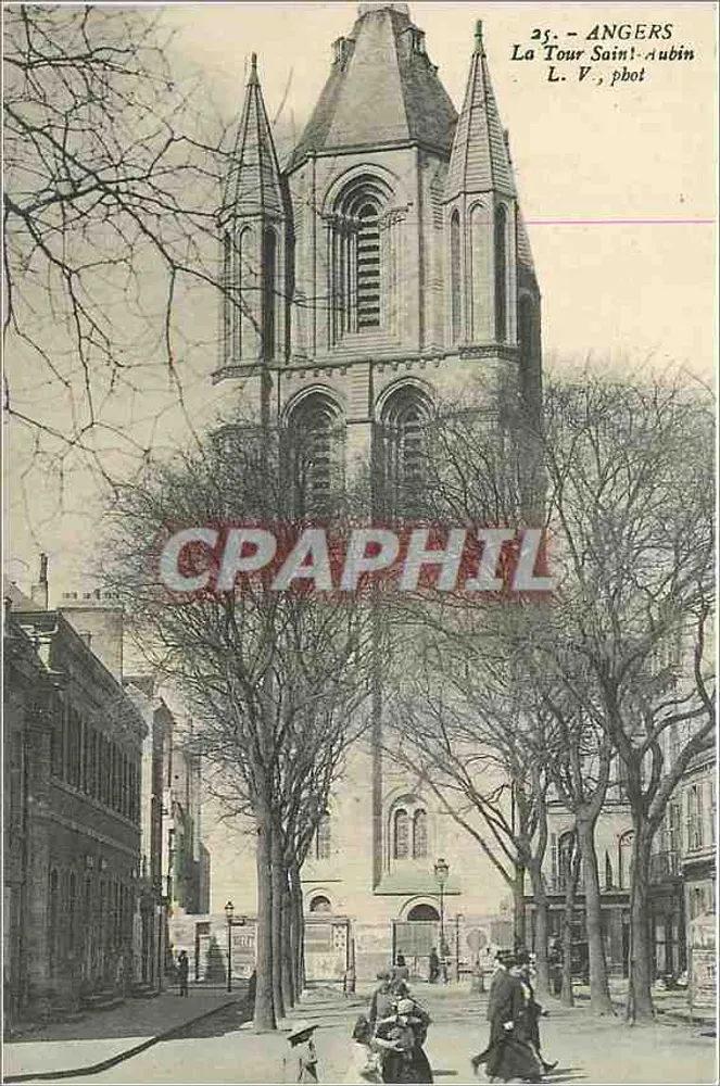 Angers — Torre Saint-Aubin — L. V. Aubin - Frente